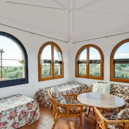 Cosy Holiday In With Balcony, Heating & Views Bibbona